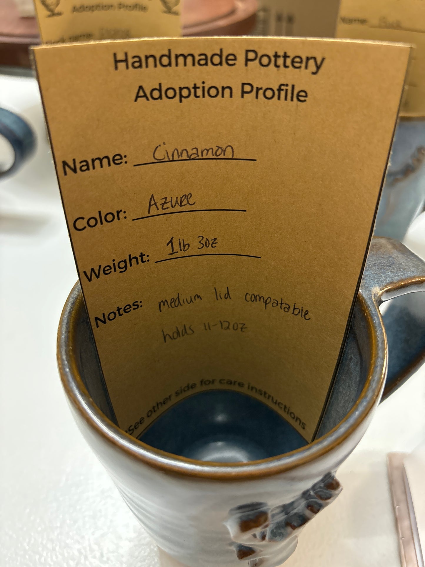 “Cinnamon” Deer Mug ~11oz