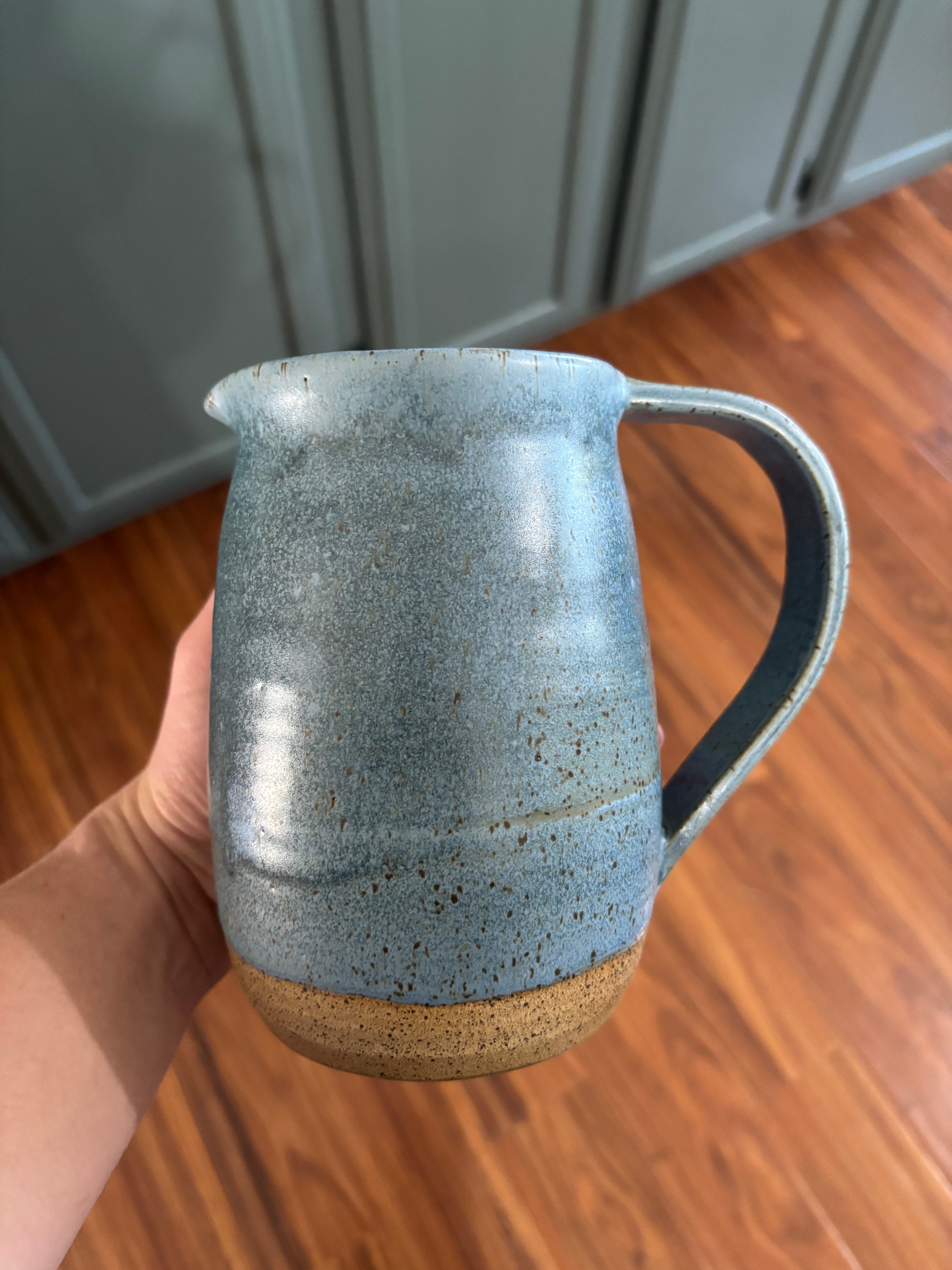Farmhouse Pitcher - Steel Blue – KFuller Creations