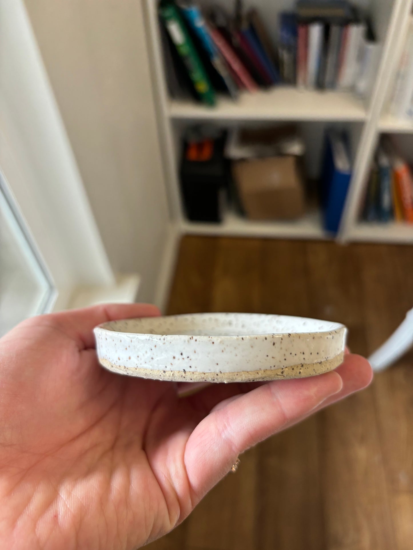 Spiral Speckled Garlic Grate Plate