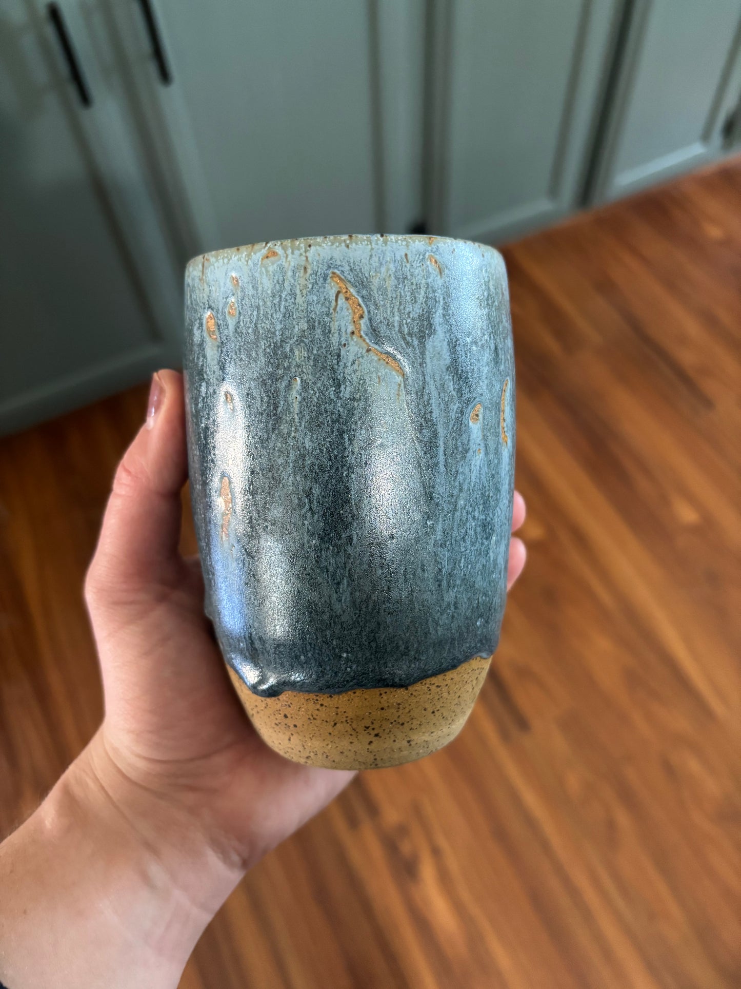 Large Steel Blue Tumbler