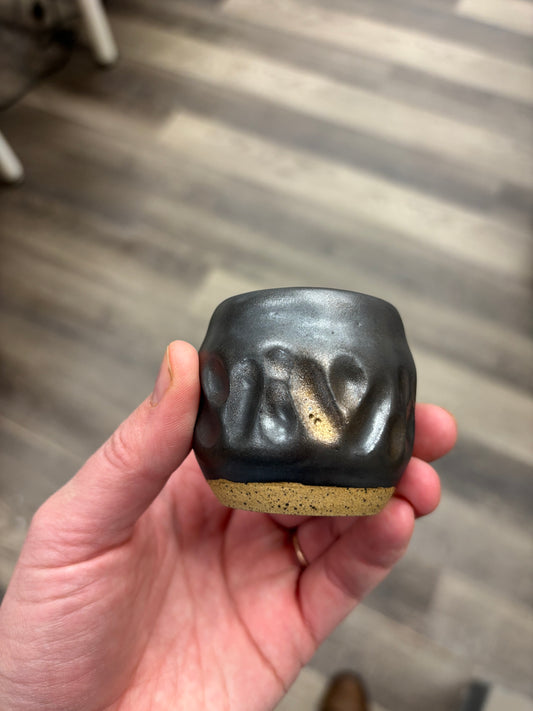 “Pebble” Tiny Carved Bud Vase