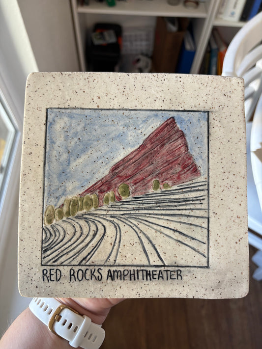 Red Rocks Hot Plate/ Pot Holder