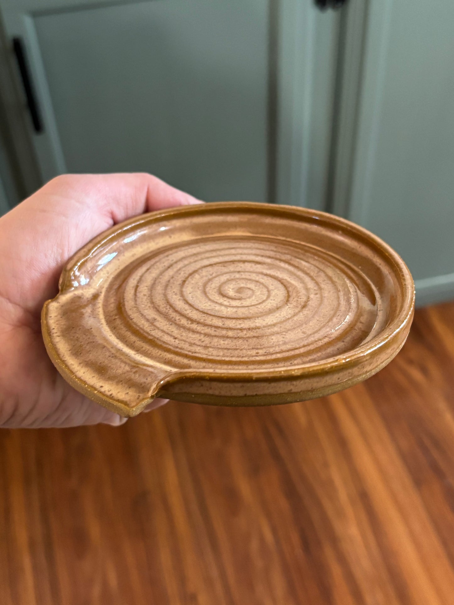 Spoon Rest - Carmel Latte Swirl