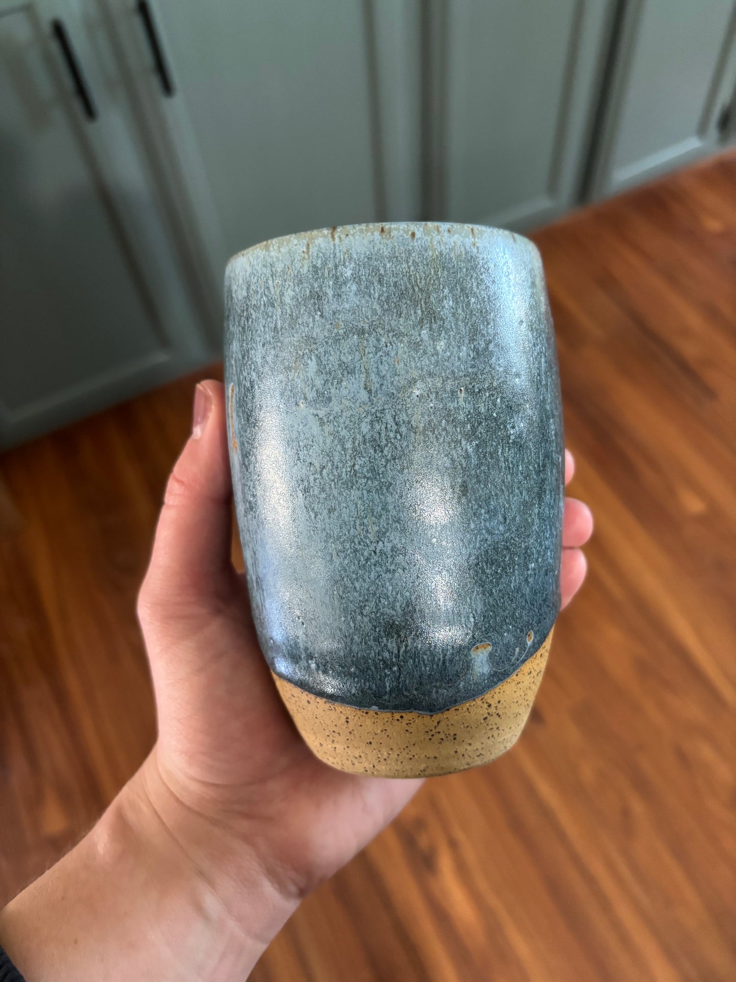 Large Steel Blue Tumbler