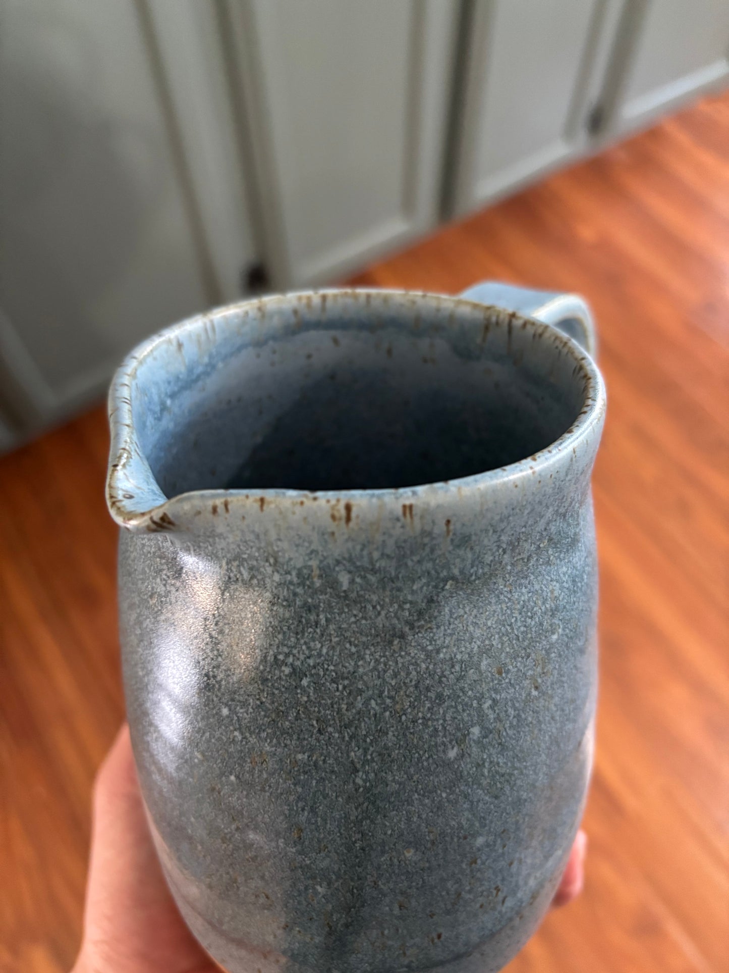 Farmhouse Pitcher - Steel Blue