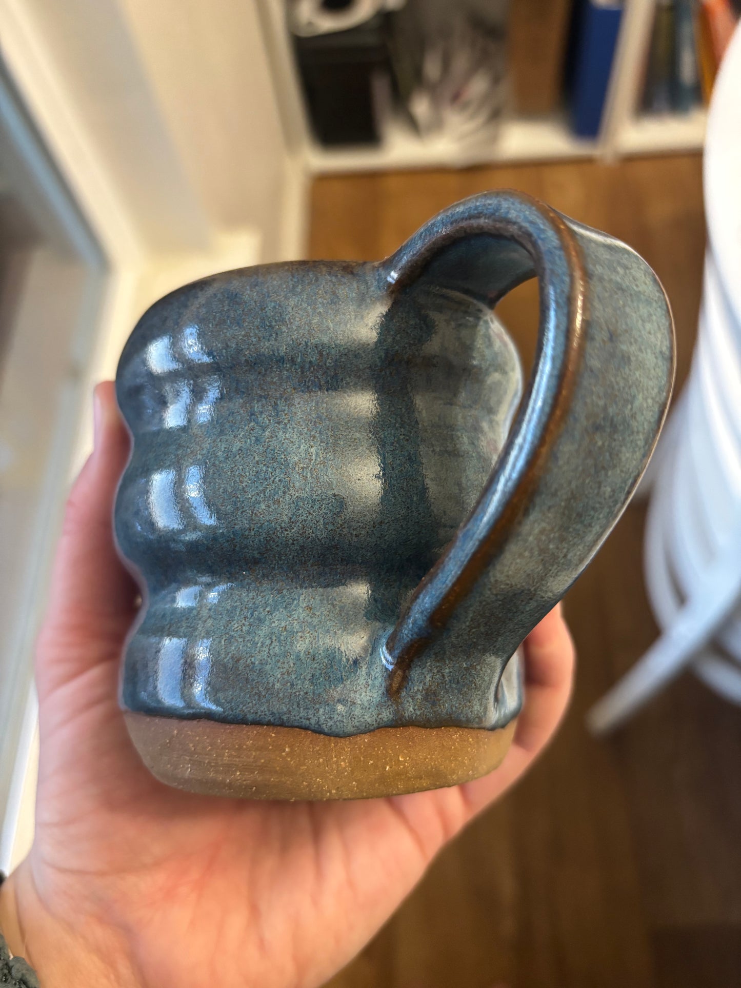 “Sapphire” Azure Bubble Mug