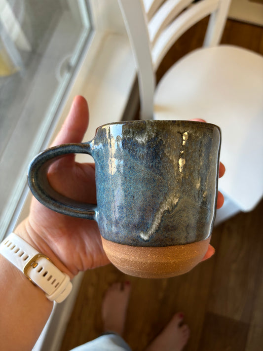 “Shane” Azure Blue Mug ~10oz