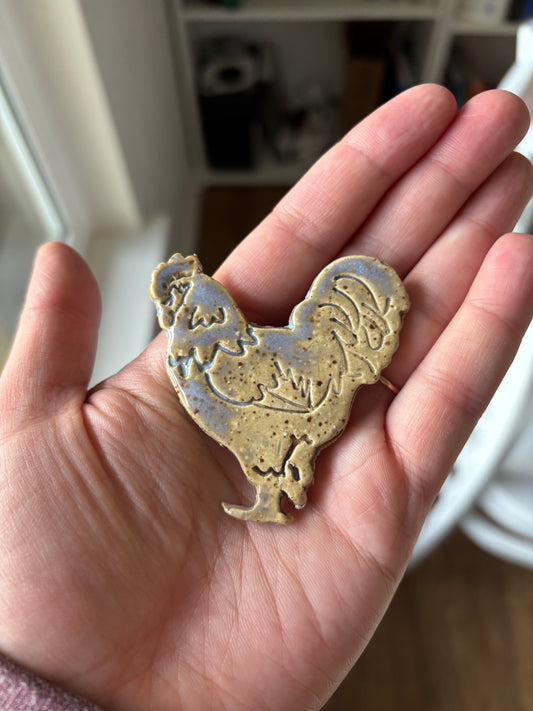 “Aurora” Chicken Magnet