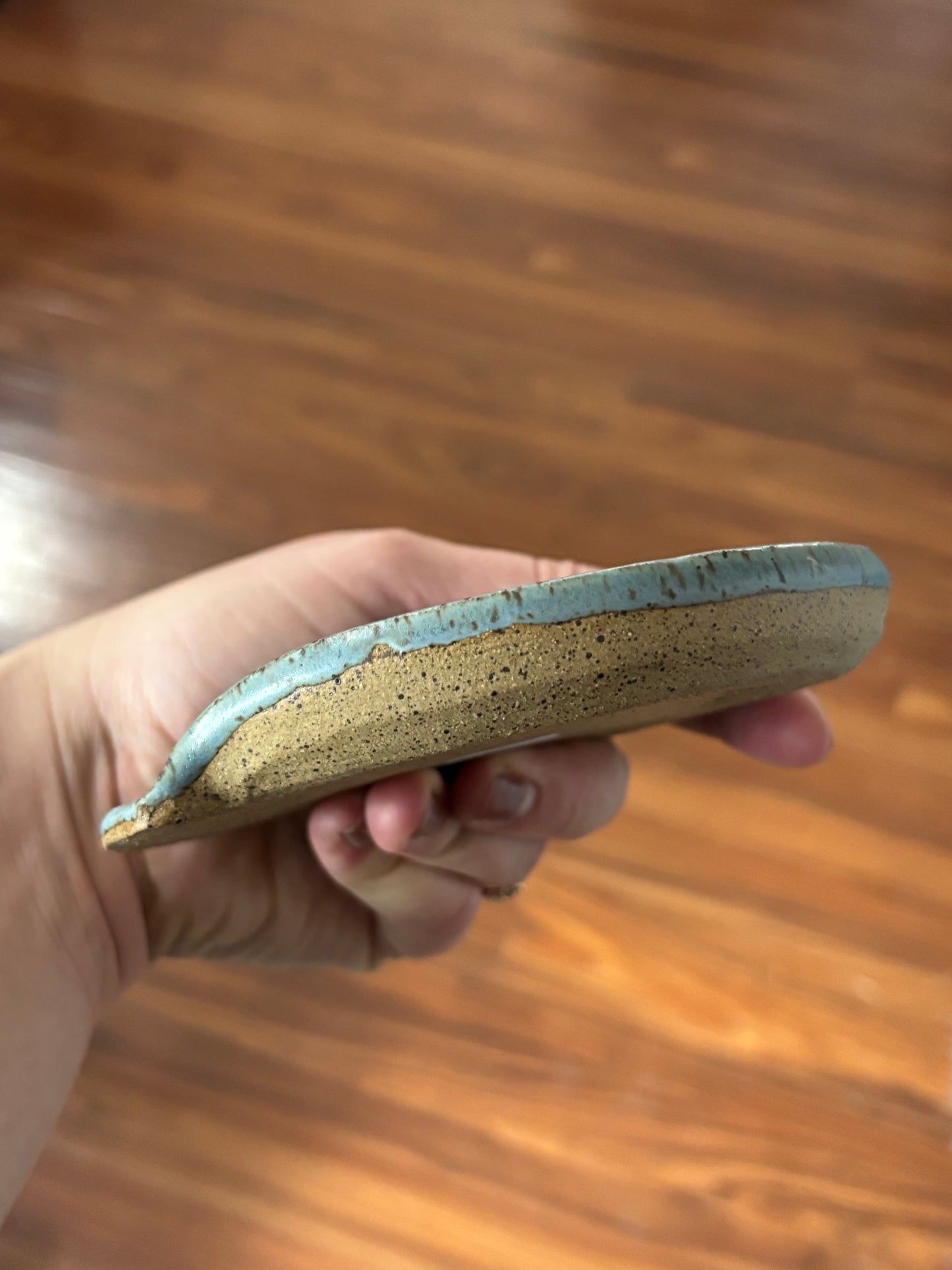 Spoon Rest - Steel Blue Swirl