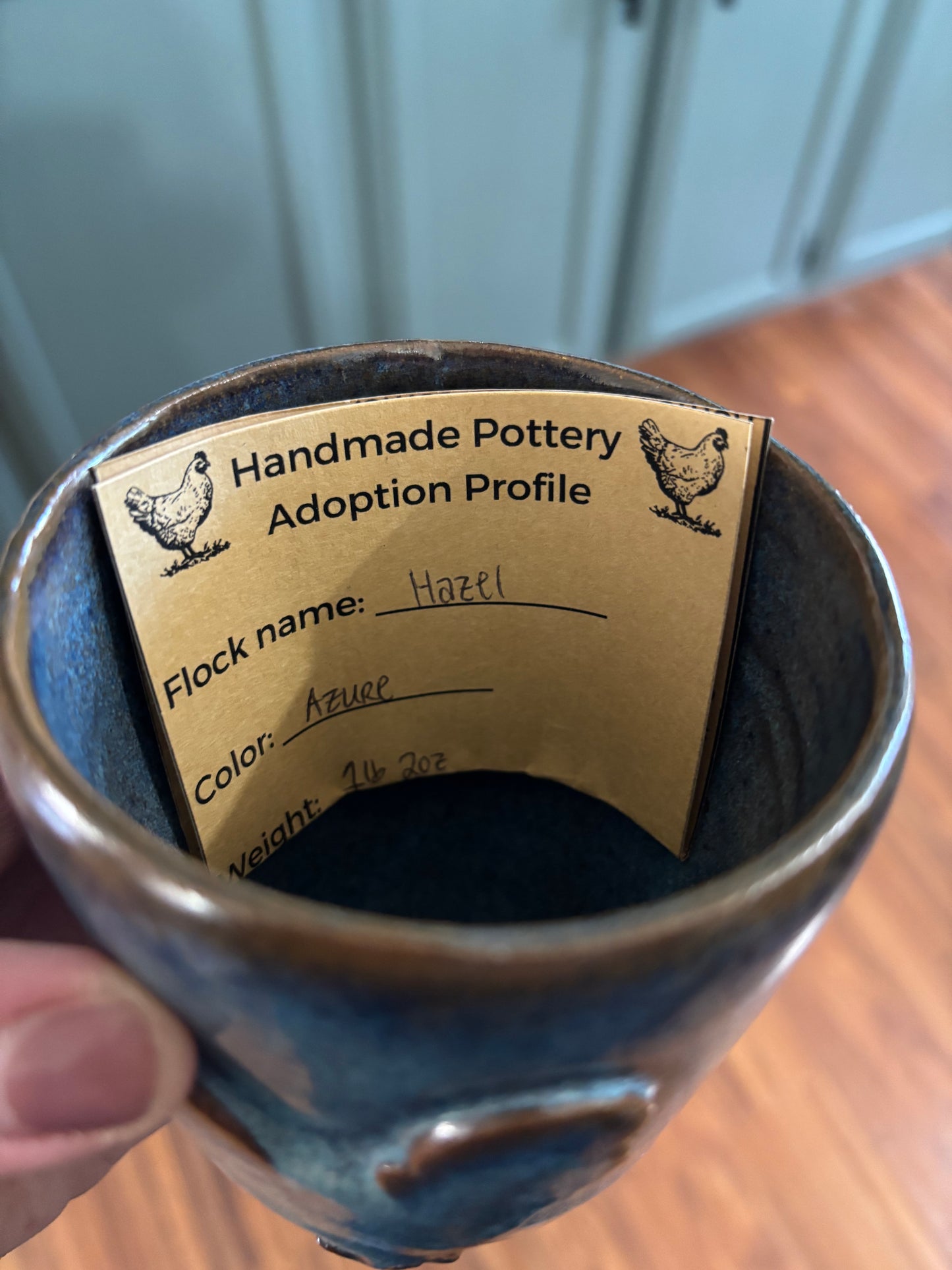 “Hazel” Chicken Tumbler