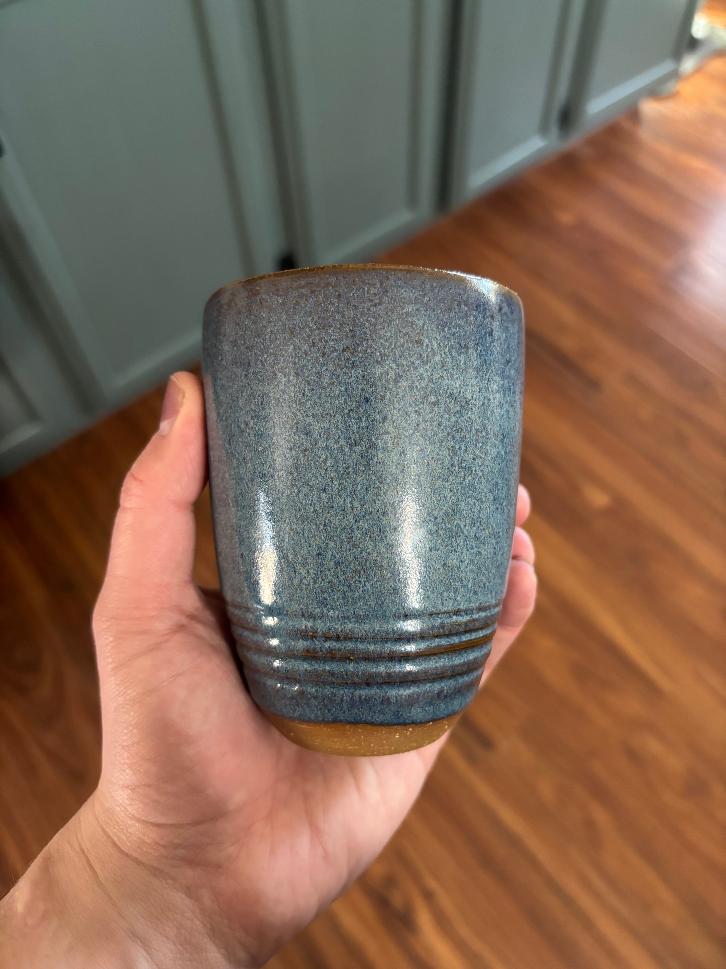 Small Azure Blue Tumbler