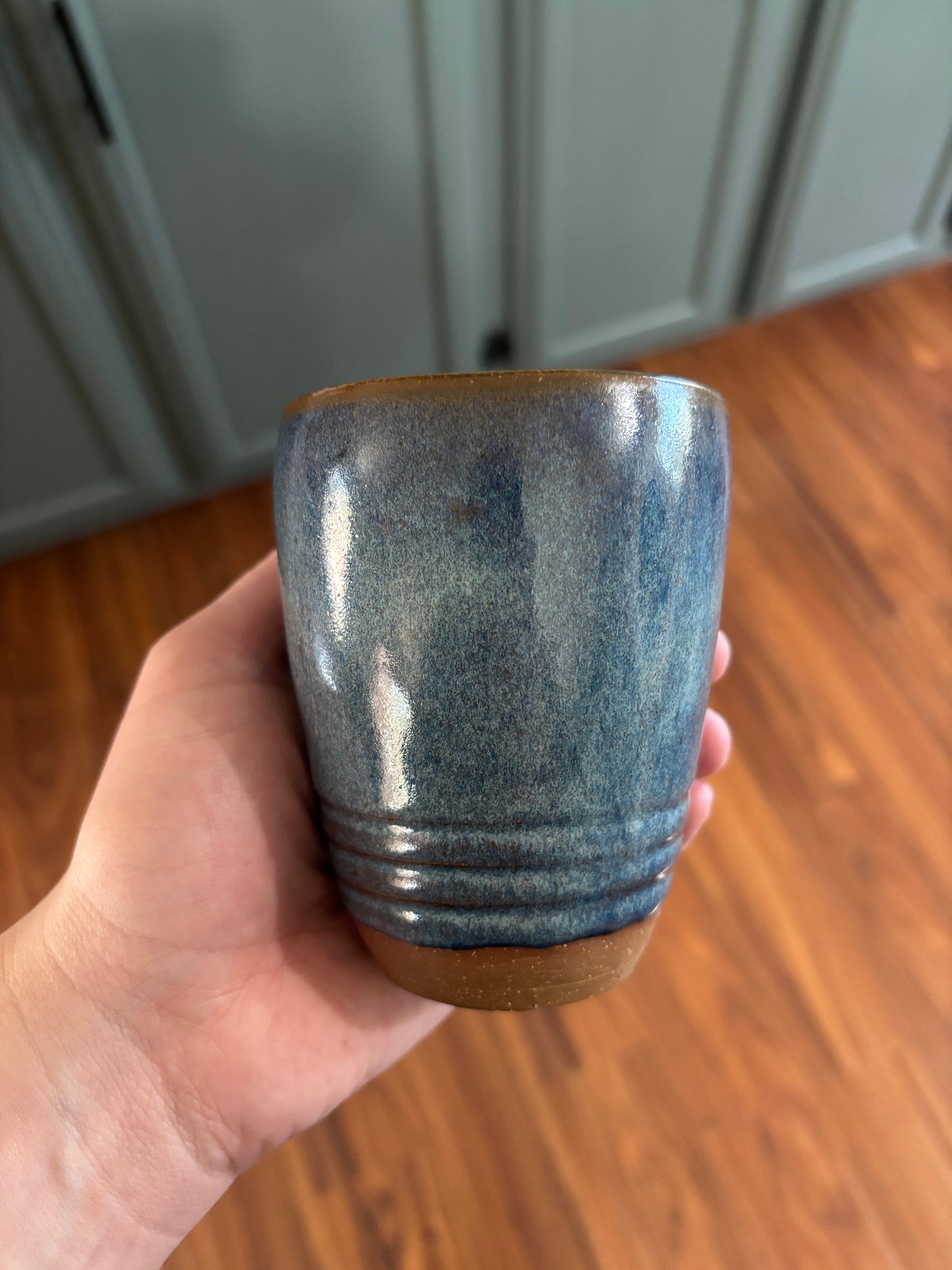 Small Azure Blue Tumbler