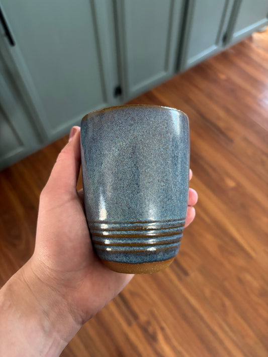Small Azure Blue Tumbler