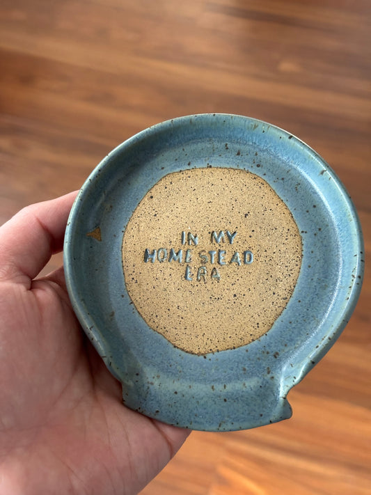 Spoon Rest - Steel Blue “Homestead Era”