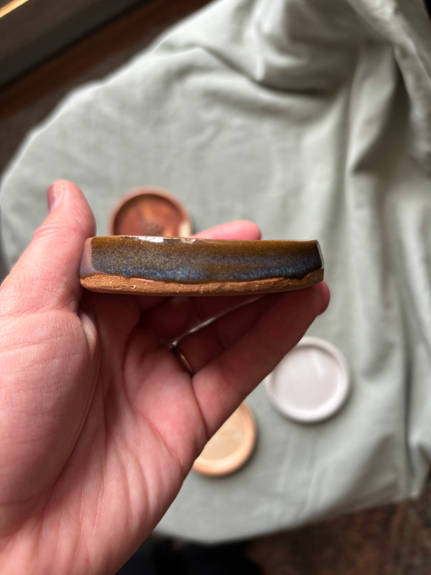 Small Ring/Thing/Tea Bag Dishes - Rustic