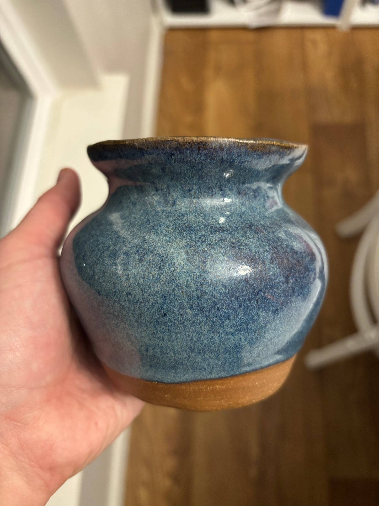 “Eloise” Azure Vase